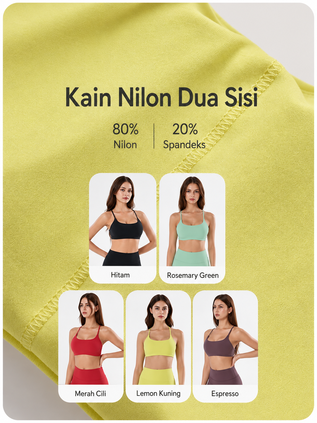 LunaFit Sports Bra