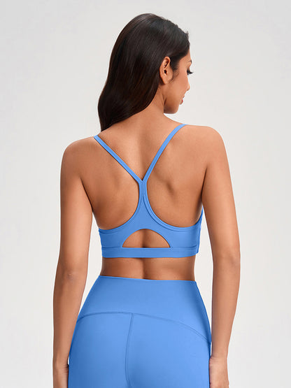 Women Sports Bra Removable Pad Seamless Yoga Top Workout Gym Fitness Activewear