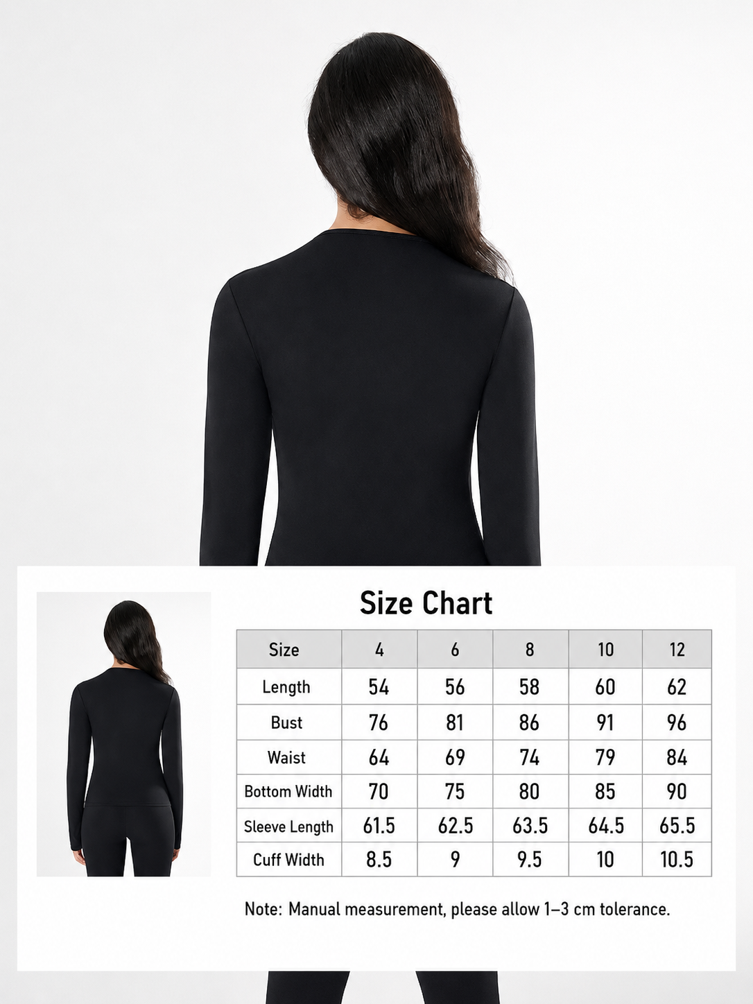 Women’s Long Sleeve Gym Top – Soft Stretch Slim Fit Sportswear