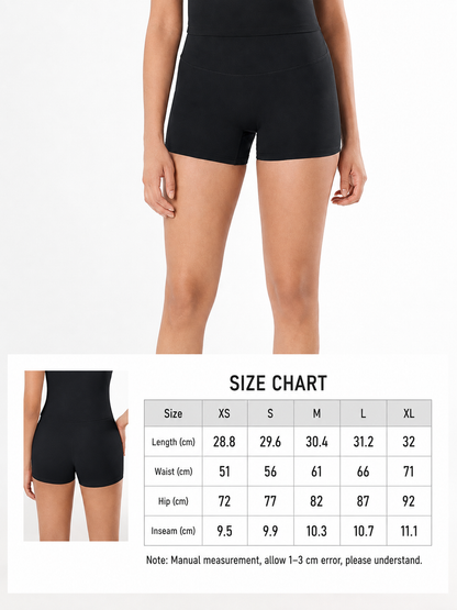 YG-1017 Women’s High-Waist Stretch Active Shorts