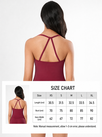 YG-1015 Women’s Slim Fit Sports Top | Stretchy Activewear Tank Top