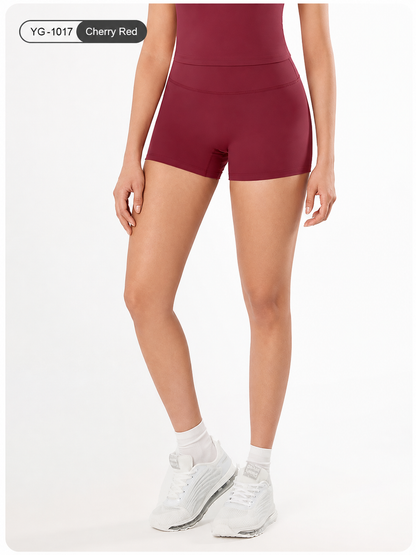 YG-1017 Women’s High-Waist Stretch Active Shorts
