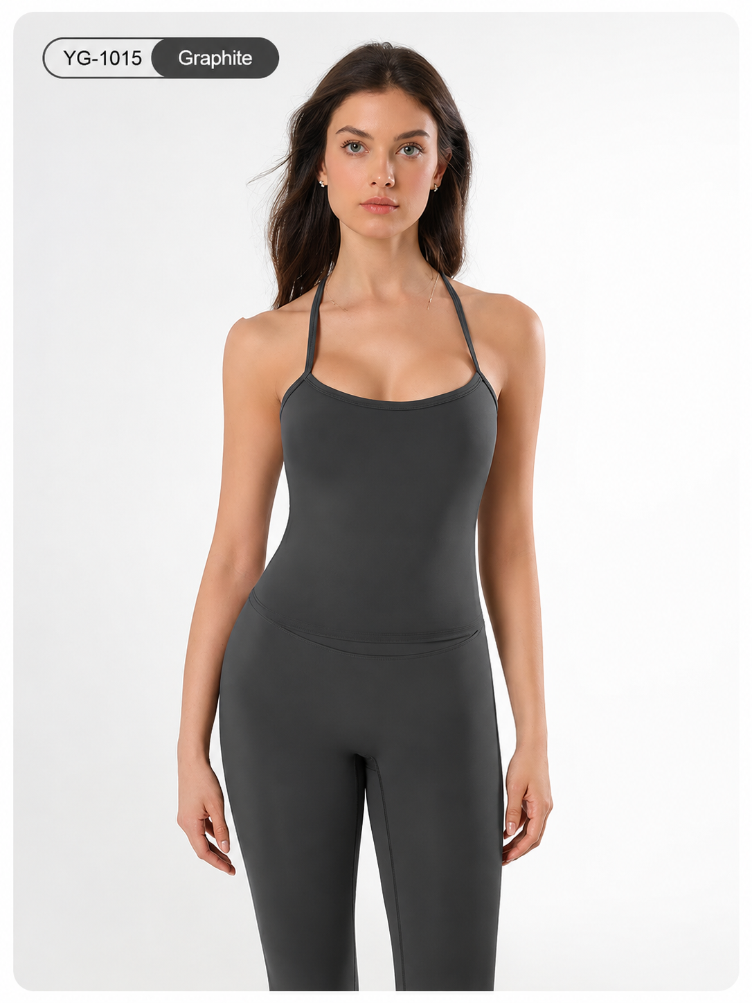 YG-1015 Women’s Slim Fit Sports Top | Stretchy Activewear Tank Top