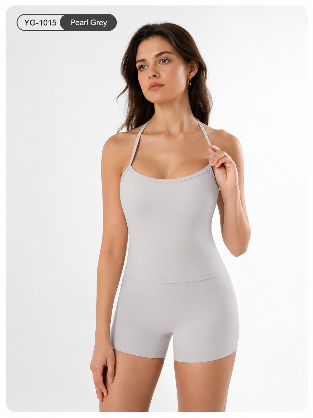 YG-1015 Women’s Slim Fit Sports Top | Stretchy Activewear Tank Top