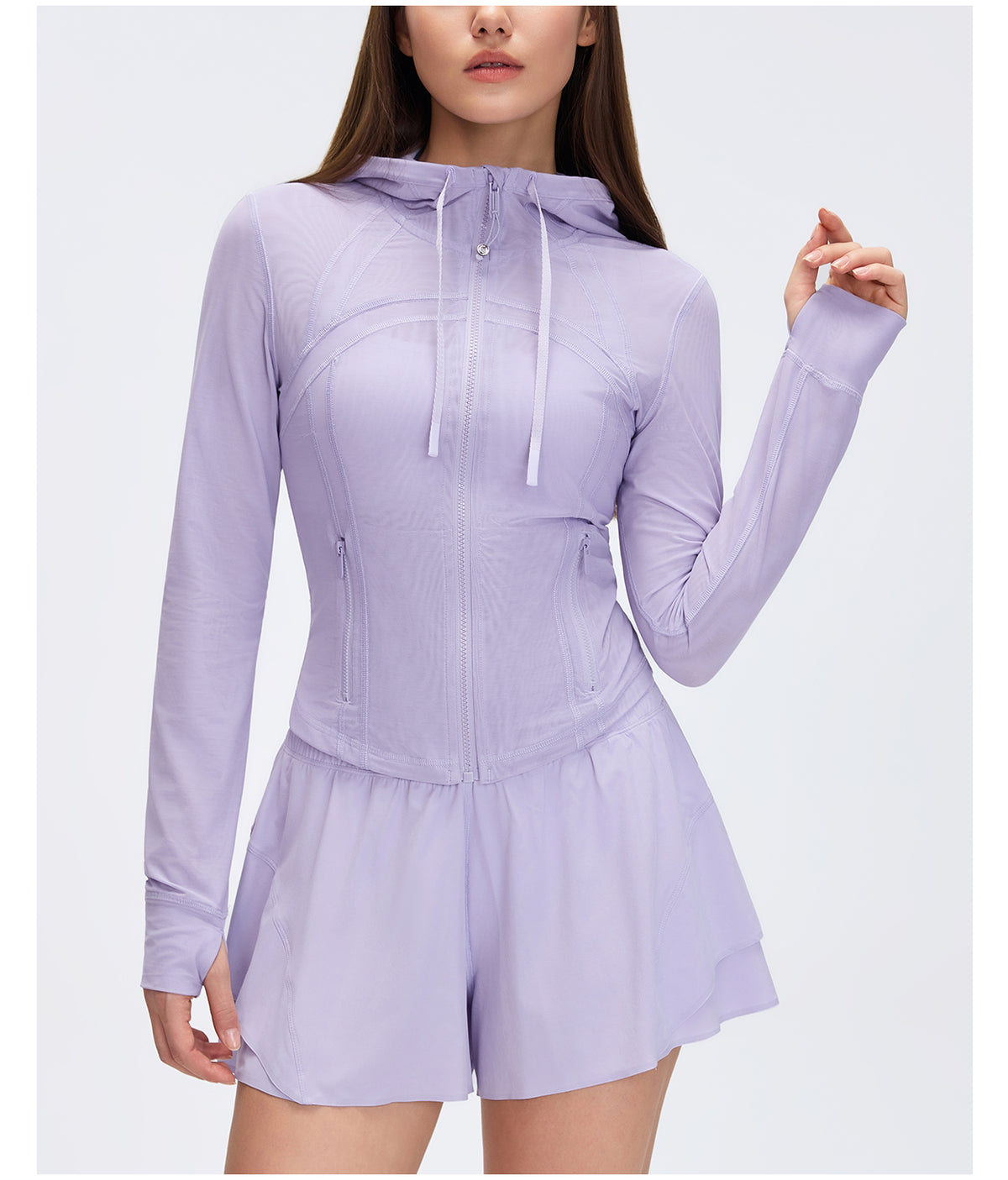 Women’s Lightweight Hooded UV Jacket – Sports & Outdoor Windbreaker