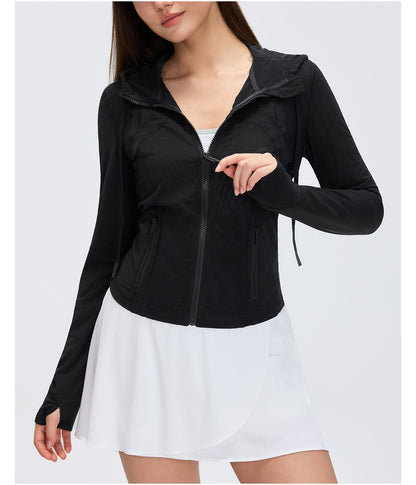 Women’s Lightweight Hooded UV Jacket – Sports & Outdoor Windbreaker