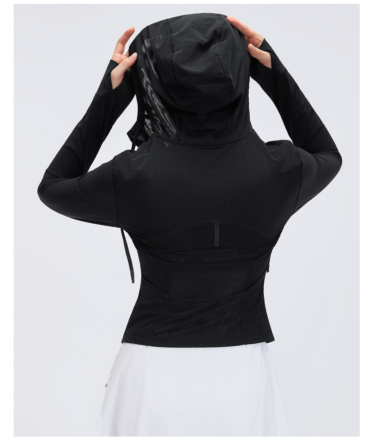 Women’s Lightweight Hooded UV Jacket – Sports & Outdoor Windbreaker
