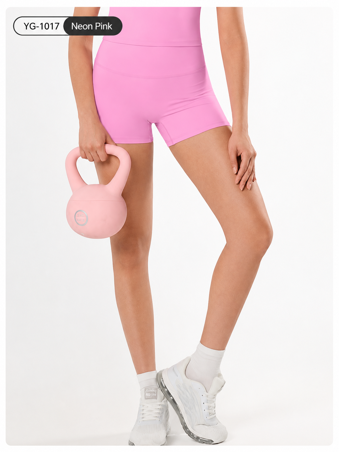 YG-1017 Women’s High-Waist Stretch Active Shorts