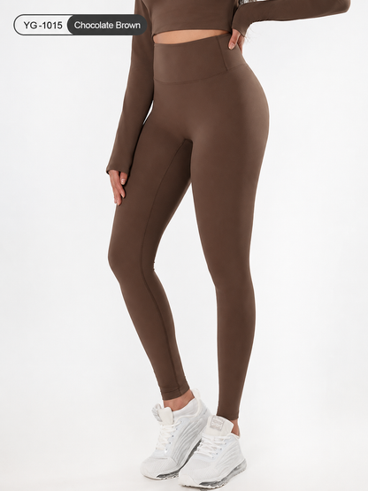 Women's 2-Piece Sports Set – Crop Top & High Waist Leggings