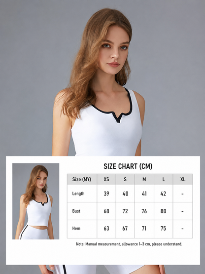 V-Notch Crop Tank