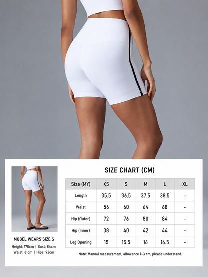 Sculpting High-Waist Biker Shorts